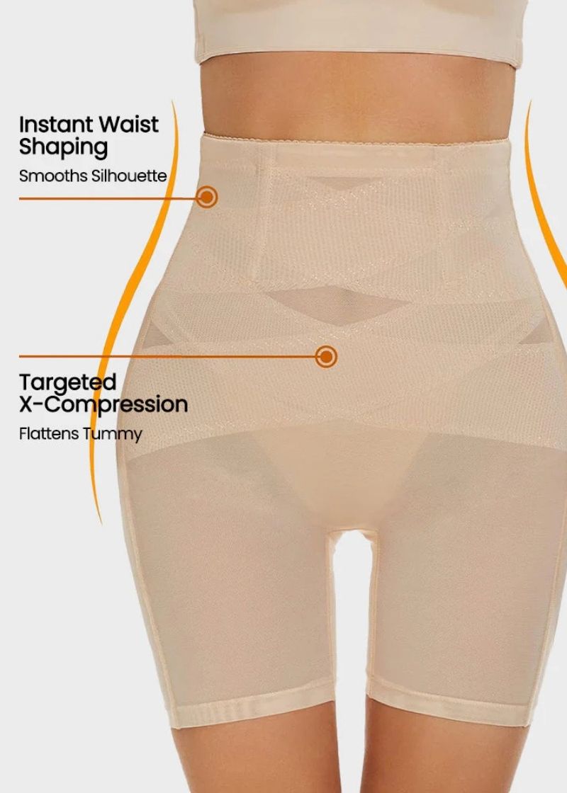 Mesh High Waist Shapewear Shorts
