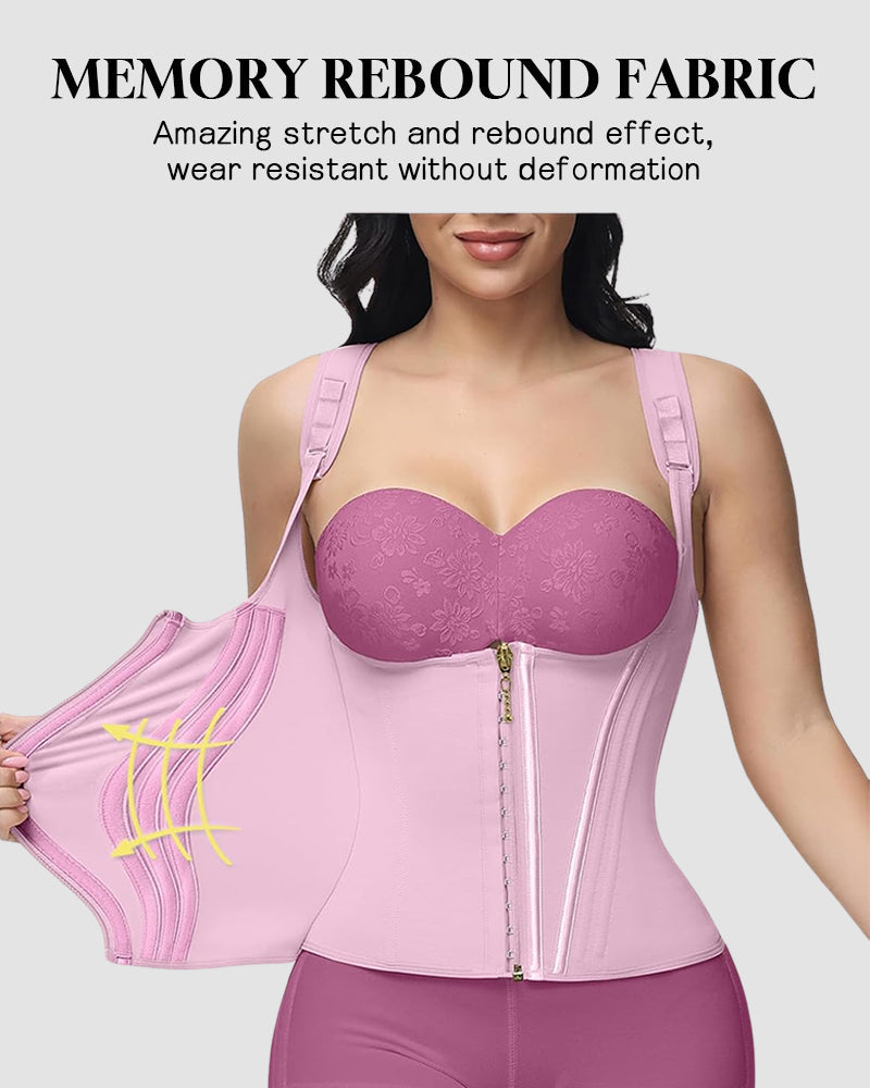 Curvetti Double Waistband Corset Vest