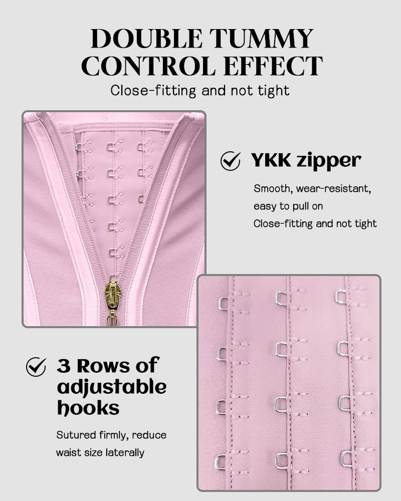 Curvetti Double Waistband Corset Vest