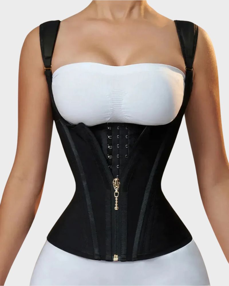 Curvetti Double Waistband Corset Vest