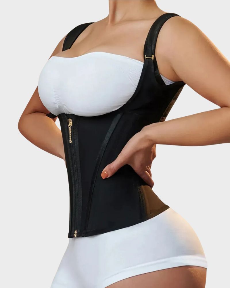Curvetti Double Waistband Corset Vest