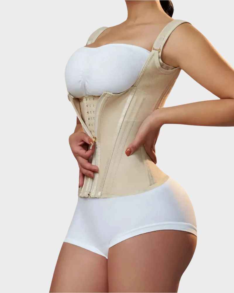 Curvetti Double Waistband Corset Vest
